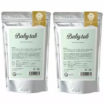 Нейтральная бикарбонатная соль для ванн Babytab 100 таблеток x 2 пакета йен (скидка 400)