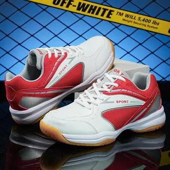 Нейтральная обувь Обувь для бадминтона для мужчин и женщин Сетчатые дышащие удобные кроссовки для занятий спортом в помещении Теннисные туфли мужские кроссовки EU39