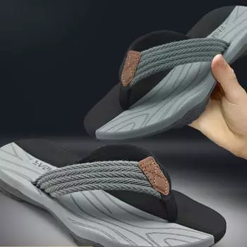 Нейтральные шлепанцы с мягкой подошвой, модная верхняя одежда, мужские шлепанцы, повседневная пляжная обувь 36