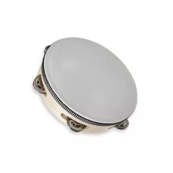 Нейтральный Зенит Тамбурин Музыкальный Инструмент Ударный Танец Балет Деревянный Компактный Легкий Тамбурин Простой в Использовании (Диаметр 15см.)