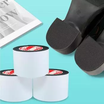 Неклейкие противоскользящие наклейки на подошву, немые подушки, стельки для ремонта, стельки для подошвы, мужская и женская обувь, носимые подушечки, аксессуары для обуви 5cm*1m чёрный