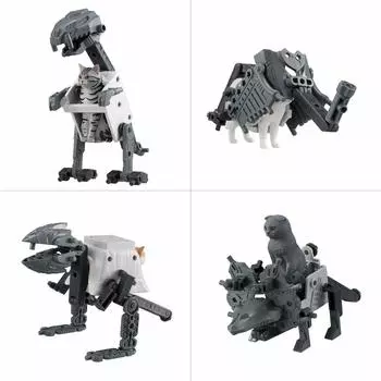 Nekobusou 3 Средняя пластиковая модель (BOX) Цветовая кодировка