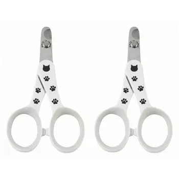 Nekoichi Cat nail clippers that cut quickly without alloy made in set of 2 stress, steel, Japan,