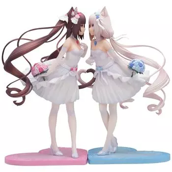 Nekopara Chocolat Vanilla Dream Scale ПВХ ABS окрашенная готовая фигурка и версия Eden. 1/7 и