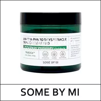 [НЕКОТОРЫЕ МИ] НЕКОТОРЫЕ МИ (Боже) AHA BHA PHA 30 Days Miracle Truecica Clear Pad (70 подушечек) 125мл / старый