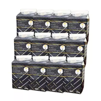 Nel drip iced coffee 1000ml x 12 bottles Liquid coffee Black iced coffee [Hiro Coffee] [sugar-free]