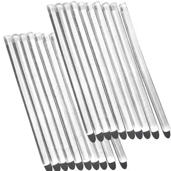 neliege Герметизирующий восковой стержень, прозрачный 7 мм, клеевой пистолет для сургуча, ручная работа (Набор 20)