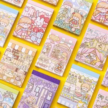 Нелипкий блокнот для заметок, блокнот для заметок, ежедневный блокнот для маленьких дел для подростков/взрослых/девочек style 1