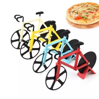 Нелипкий острый двухколесный нож из нержавеющей стали, многофункциональный роликовый нож для теста, блинов красный