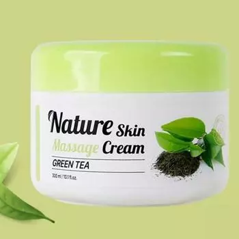 Нелипкий освежающий увлажняющий массажный крем с зеленым чаем 300 мл