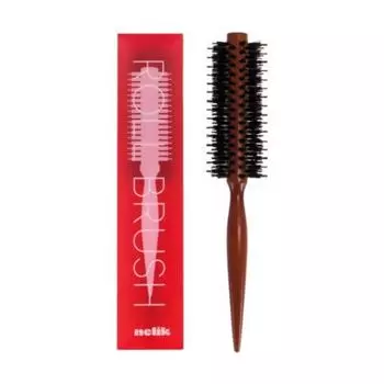 Nellik Sunny Dry Boar Bristle Large Comb, черный, 1 шт.