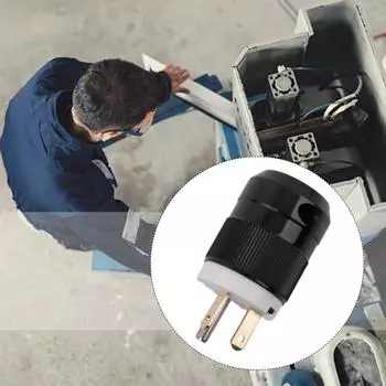 NEMA 5-20P 20A 125V Прямой штекерный разъем для замены, прочный