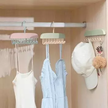 Немаркирующий противоскользящий шарф, камзол, специальная вешалка, многофункциональная подвесная вешалка для хранения, вешалка для хранения в гардеробе зелёный