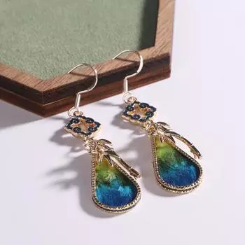 Нематериальное культурное наследие Шелковые серьги Эдельвейс Серьги ручной работы Повседневная одежда Ханфу Чонсам Китайский стиль Классические украшения для ушей