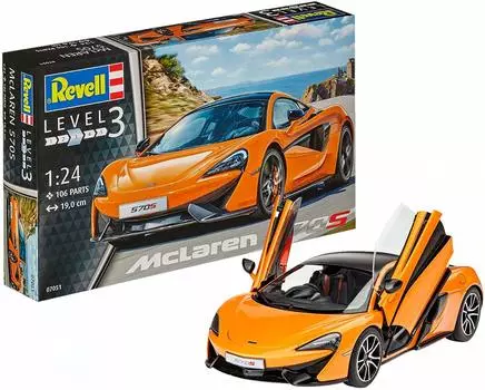 Немецкая модель Revell McLaren 570S из пластика 07051 (Revell) 1/24