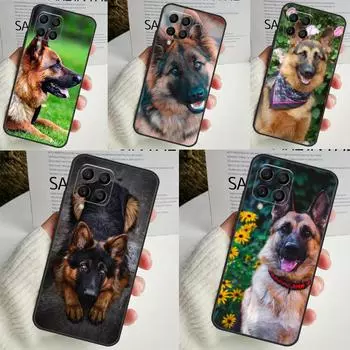 Немецкая овчарка для Samsung Galaxy M15 M55 M13 M33 M53 M21 M31 M51 M30s M20 M14 M34 M54 M12 M32 M52 чехол Samsung M30s