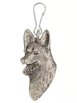 Немецкая овчарка Сделано в Англии Коллекция Art Dog Zip Pull (Глава)