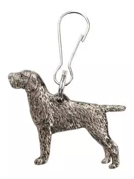 Немецкая жесткошерстная легавая, сделанная в Англии. Коллекция Art Dog Zip Pull