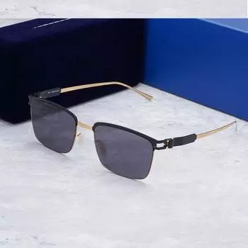 Немецкие брендовые дизайнерские солнцезащитные очки для мужчин и женщин, модные легкие солнцезащитные очки из нержавеющей стали, солнцезащитные очки для мужчин As Picture