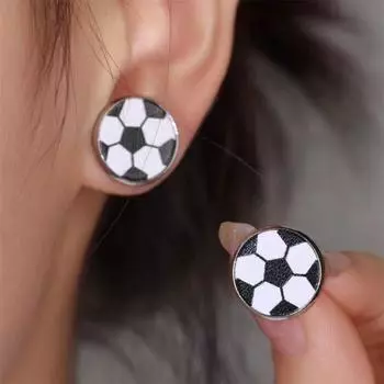 Немецкие футбольные серьги