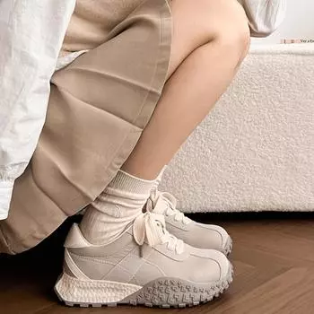 Немецкие кроссовки на платформе, универсальные повседневные кроссовки для сноубординга, женские, новинка 2025 года, весна-осень, дышащие, спортивные, повседневные, увеличивающие рост Forres 35 серый