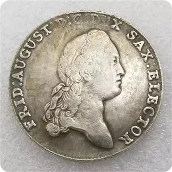 Немецкие памятные коллекционные сувениры 1775 года, серебряные монеты разноцветный