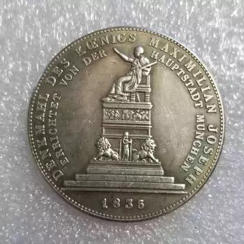 Немецкие памятные коллекционные сувениры 1835 года, серебряные монеты разноцветный