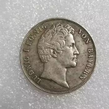 Немецкие памятные коллекционные сувениры 1846 года, серебряные монеты разноцветный