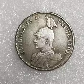 Немецкие памятные коллекционные сувениры 1893 года, серебряные монеты разноцветный