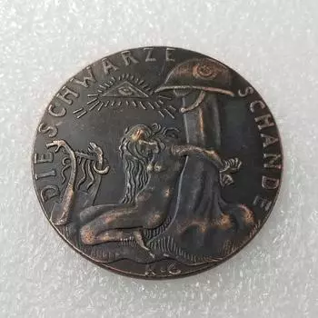 Немецкие памятные коллекционные сувениры 1920 года, серебряные монеты разноцветный