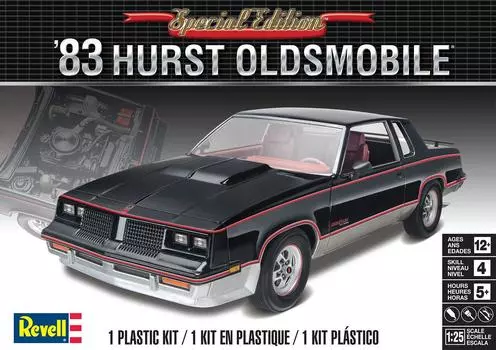 Немецкий Revell Американский Revell Hurst Oldsmobile Пластиковая модель (Revell) 1/25 83