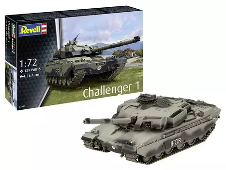 Немецкий Revell Британский Challenger 1 Пластиковая модель 03365 1/72 (танк)
