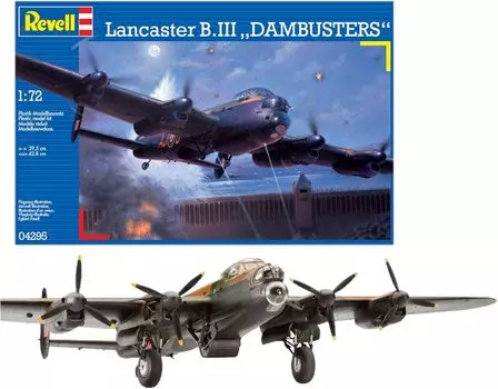 Немецкий Revell Lancaster Dambuster 04295 Пластиковая модель 1/72