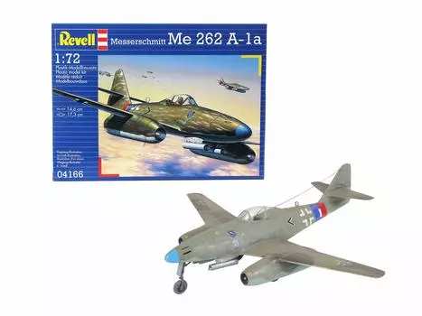 Немецкий Revell Messerschmitt 04166 Пластиковая модель 1/72 Me262A-1a