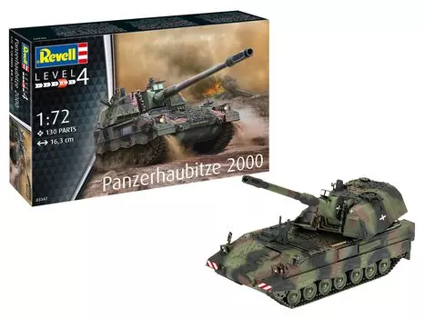 Немецкий Revell Немецкая армия Panzerhaubitze 2000 Пластиковая модель 03347 (Revell) 1/72