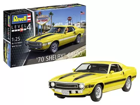 Немецкий Revell Shelby Mustang GT500 пластиковая модель сборочный комплект 07729 1/25 70 (Машина)