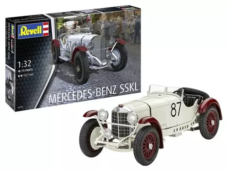 Немецкий Revell SSKL Пластиковая модель 07737 1/32 Mercedes-Benz (Машина)