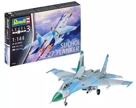 Немецкий самолет Revell Flanker ВВС России Пластиковая модель 03948 (Revell) 1/144 Су-27