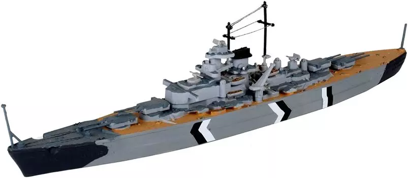 Немецкий уровень 1/1200 Бисмарк 05802 пластиковая модель