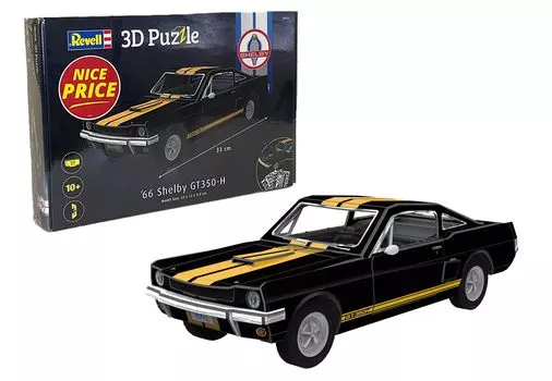 Немецкий уровень 3D головоломка Shelby Paper Craft 00220 66 GT350-H чёрный