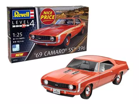 Немецкий уровень 69 Camaro SS пластиковая модель 07712 цвет литья 1/25