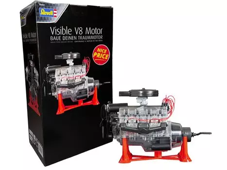 Немецкий уровень Двигатель Пластик Модель 00460 Молдинг Цвет 1/4 V-8 (Уровень техники)
