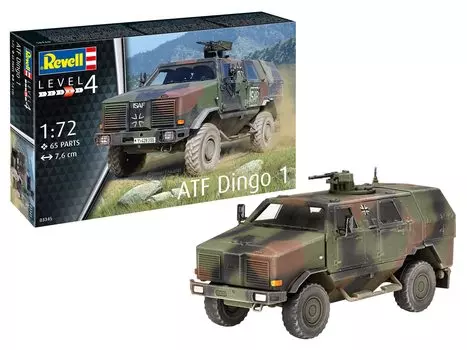 Немецкий уровень Немецкая армия ATF Dingo 1 Пластиковая модель 03345 1/72