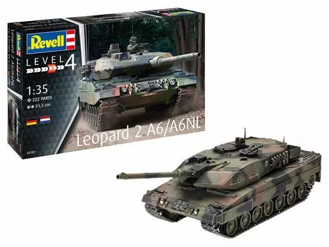 Немецкий уровень Немецкая армия Леопард Пластиковая модель 03281 1/35 2A6/A6