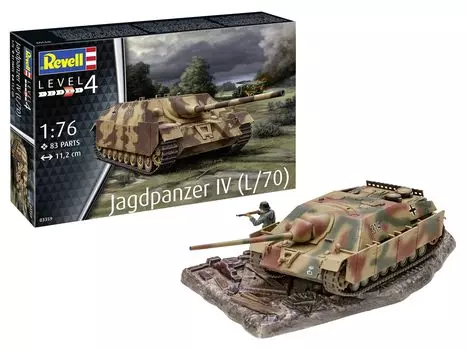 Немецкий уровень Немецкая Jagdpanther IV Пластиковая модель 03359 1/76 (Л/70)