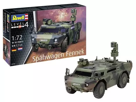 Немецкий уровень немецкий разведывательный автомобиль Fennec пластиковая модель 03356 1/72