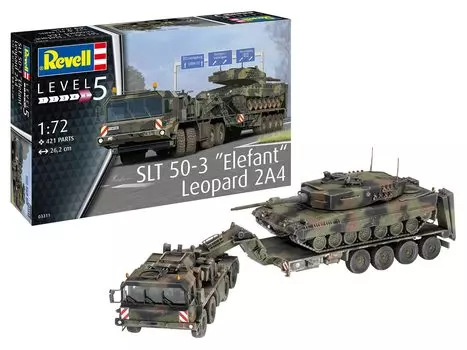 Немецкий уровень немецкой армии слон Leopard 2A4 пластиковая модель 03311 1/72 SLT50-3 &