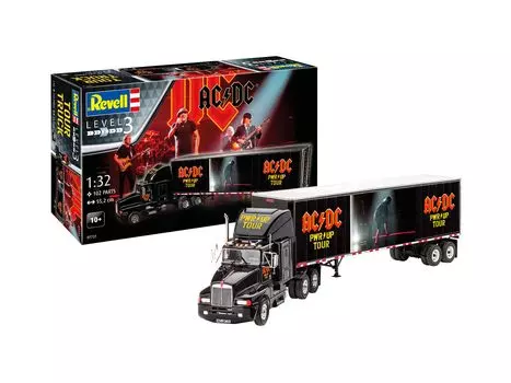 Немецкий уровень Tour Truck 50th Anniversary пластиковая модель 07731 1/32 AC/DC (Машина)
