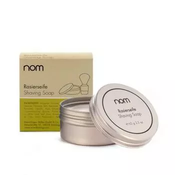 Немецкое люксовое твердое мыло для бритья NOM Aloe Vera 65 г, 1 шт.
