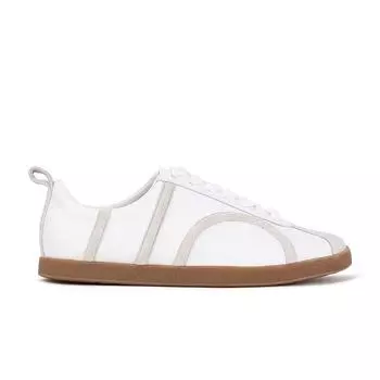 ~ Немного вкуса~ тот * квадратный носок шнуровка повседневные маленькие белые туфли женские кеды 35